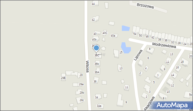 Pruszcz, Witosa Wincentego, 36C, mapa Pruszcz