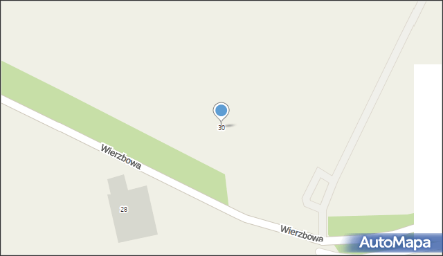 Przejazdowo, Wierzbowa, 30, mapa Przejazdowo