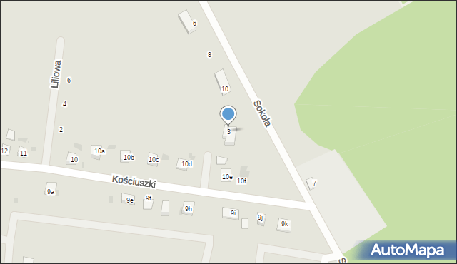 Przemków, Wiązowa, 3, mapa Przemków