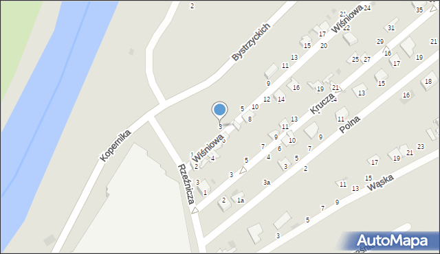 Przemyśl, Wiśniowa, 3, mapa Przemyśla