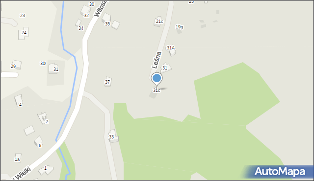 Przemyśl, Witoszyńska, 31c, mapa Przemyśla