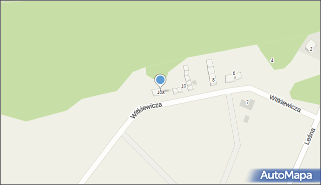 Przewłoka, Witkiewicza Stanisława Ignacego, 10a, mapa Przewłoka