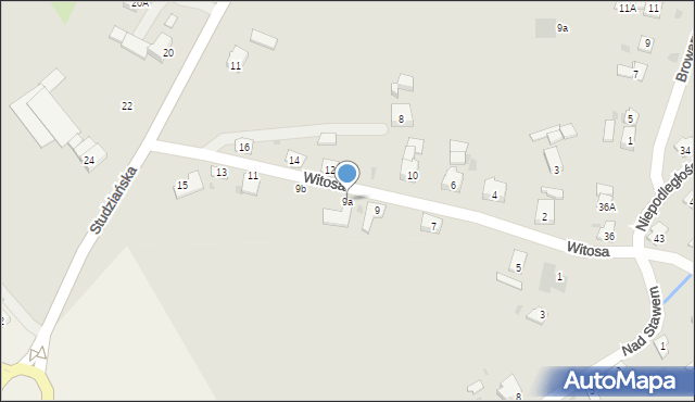 Przeworsk, Witosa Wincentego, 9a, mapa Przeworsk
