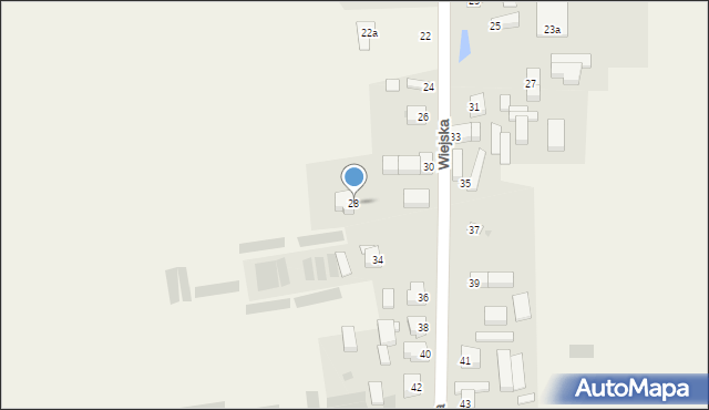 Przybyszewo, Wiejska, 28, mapa Przybyszewo