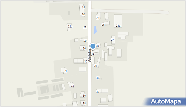Przybyszewo, Wiejska, 33, mapa Przybyszewo