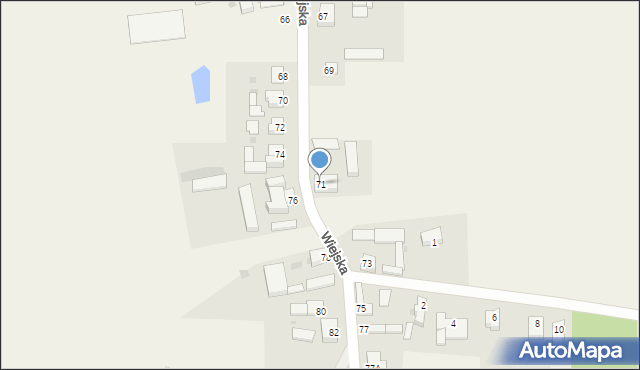 Przybyszewo, Wiejska, 71, mapa Przybyszewo
