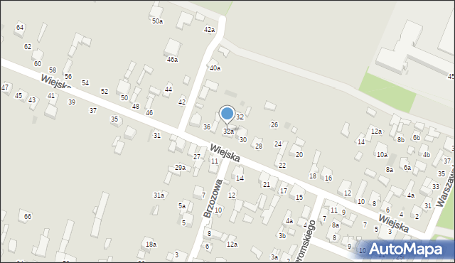 Przysucha, Wiejska, 32a, mapa Przysucha