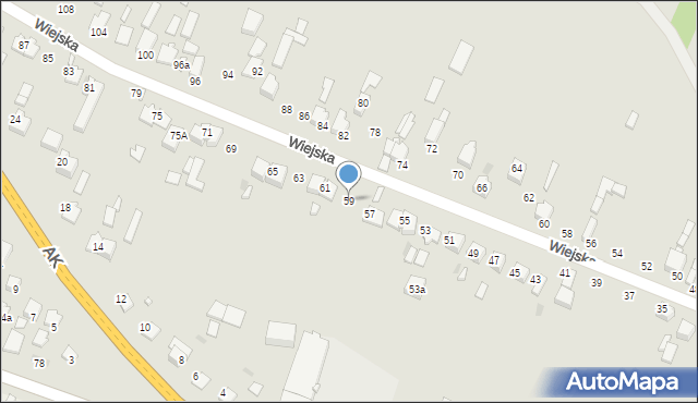 Przysucha, Wiejska, 59, mapa Przysucha