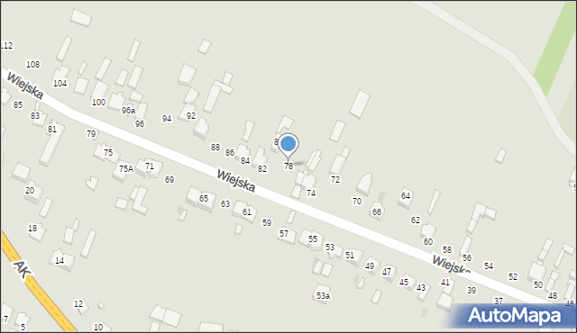 Przysucha, Wiejska, 78, mapa Przysucha