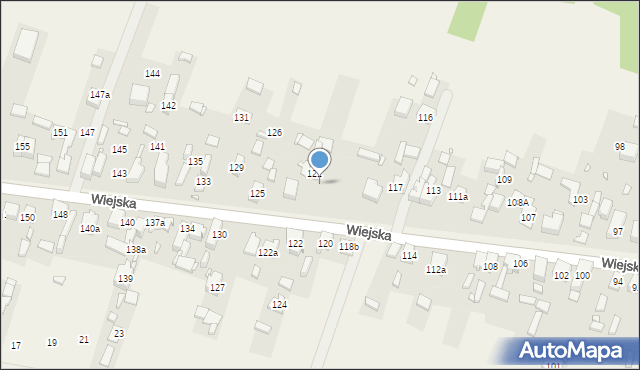 Psary, Wiejska, 123, mapa Psary