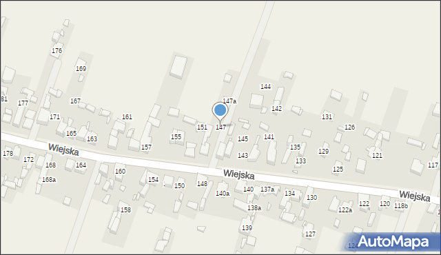 Psary, Wiejska, 147, mapa Psary