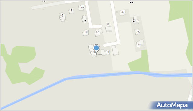 Pszczyna, Wielo Droga, 10c, mapa Pszczyny