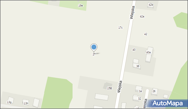 Pucice, Wiejska, 17, mapa Pucice