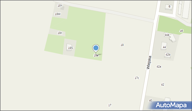 Pucice, Wiejska, 19e, mapa Pucice