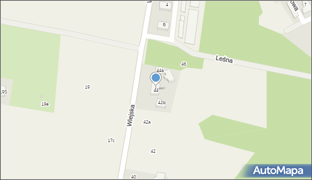 Pucice, Wiejska, 44, mapa Pucice