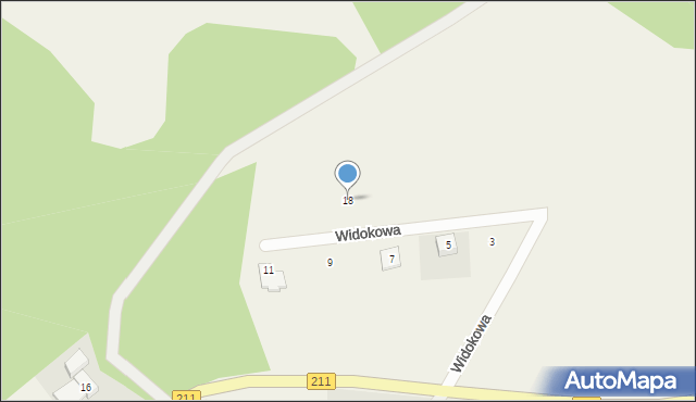 Puzdrowo, Widokowa, 18, mapa Puzdrowo