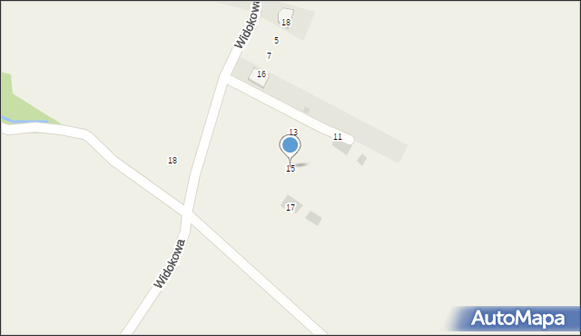 Pyzówka, Widokowa, 15, mapa Pyzówka