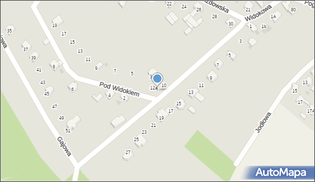 Racibórz, Widokowa, 12, mapa Racibórz