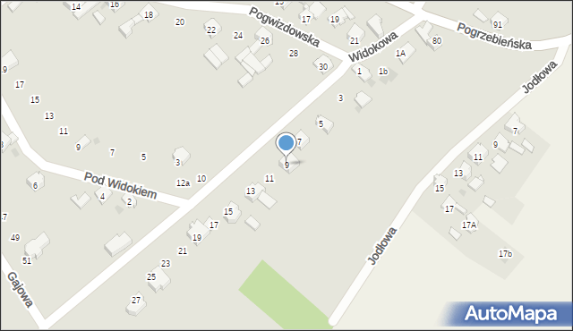 Racibórz, Widokowa, 9, mapa Racibórz