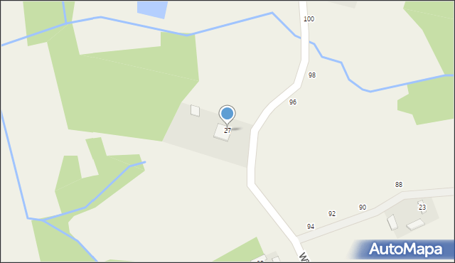 Radgoszcz, Wierzbowa, 27, mapa Radgoszcz