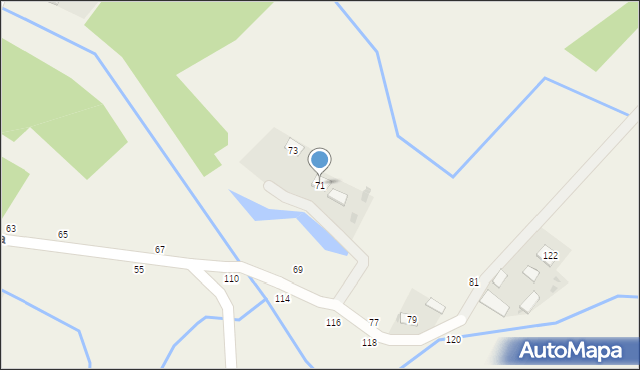 Radgoszcz, Wierzbowa, 71, mapa Radgoszcz