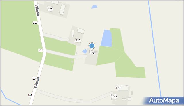 Radgoszcz, Witosa Wincentego, 124, mapa Radgoszcz