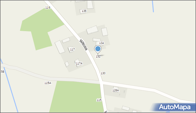 Radgoszcz, Witosa Wincentego, 132, mapa Radgoszcz