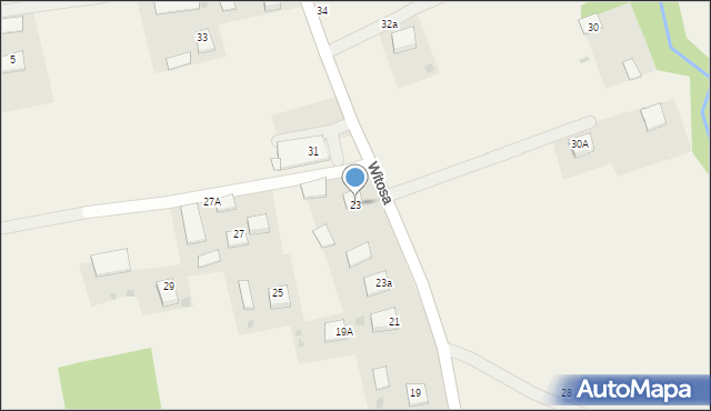 Radgoszcz, Witosa Wincentego, 23, mapa Radgoszcz