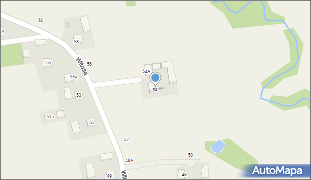 Radgoszcz, Witosa Wincentego, 54, mapa Radgoszcz