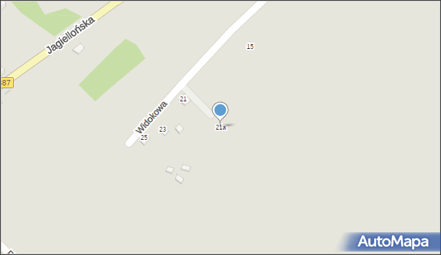 Radków, Widokowa, 21a, mapa Radków