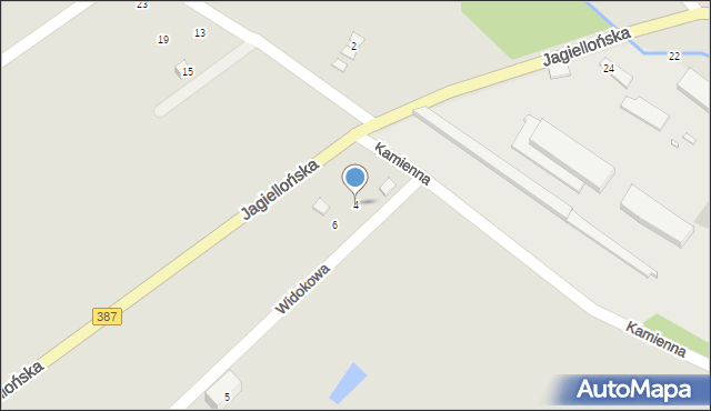 Radków, Widokowa, 4, mapa Radków