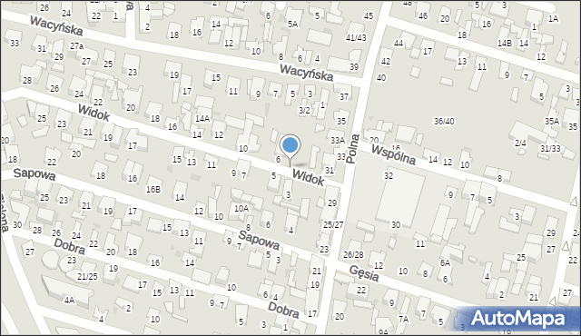 Radom, Widok, 4, mapa Radomia