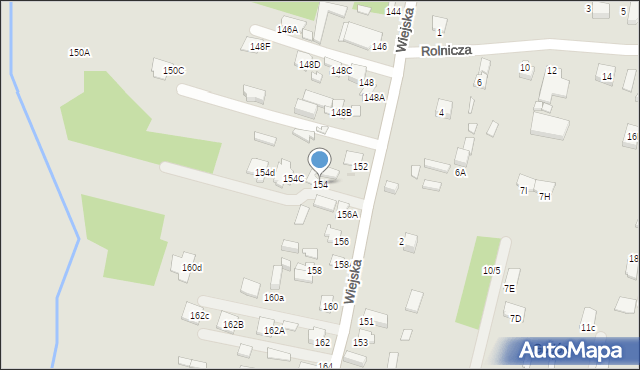 Radom, Wiejska, 154, mapa Radomia