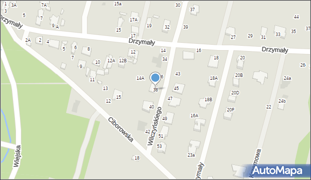 Radom, Wilczyńskiego Zygmunta, 38, mapa Radomia