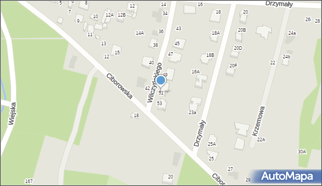 Radom, Wilczyńskiego Zygmunta, 51, mapa Radomia