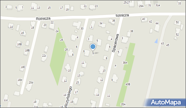 Radom, Wilczyńskiego Zygmunta, 7, mapa Radomia