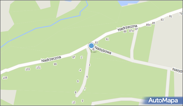 Radom, Wiklinowa, 1, mapa Radomia