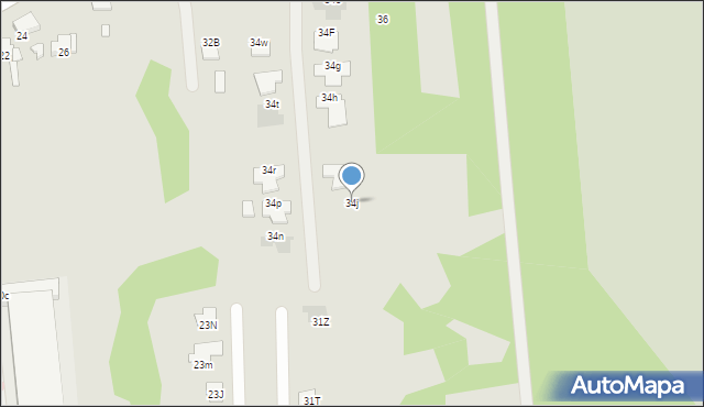 Radom, Witosa Wincentego, 34j, mapa Radomia