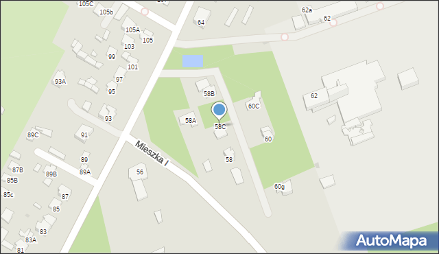 Radom, Witosa Wincentego, 58C, mapa Radomia