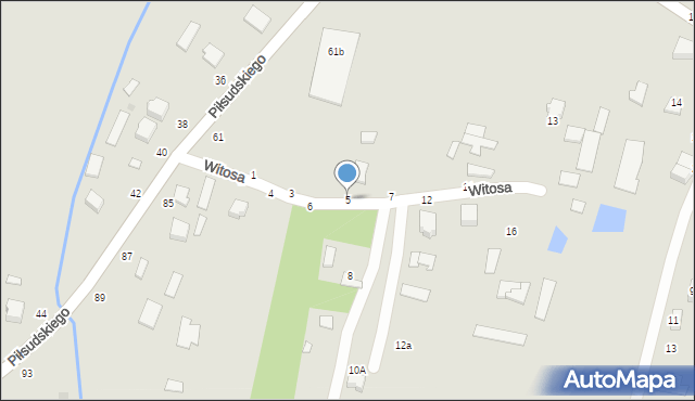 Radomyśl Wielki, Witosa Wincentego, 5, mapa Radomyśl Wielki
