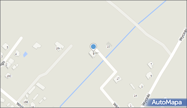 Radzymin, Widokowa, 9, mapa Radzymin