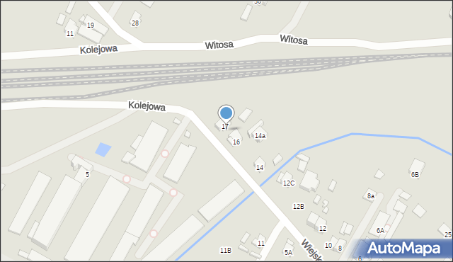 Radzymin, Wiejska, 18, mapa Radzymin