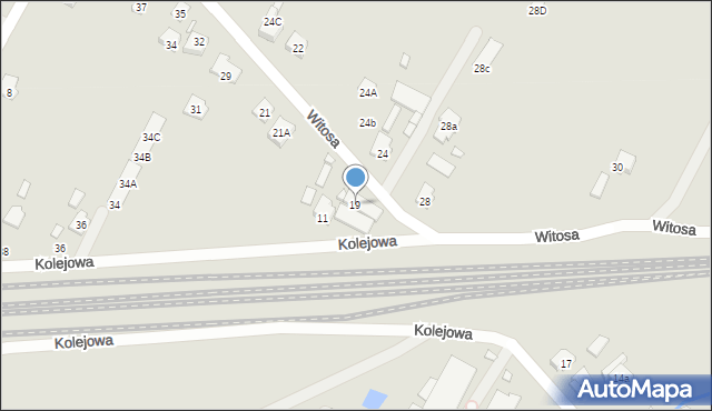 Radzymin, Witosa Wincentego, 19, mapa Radzymin