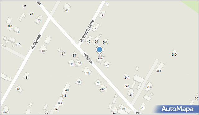 Radzymin, Witosa Wincentego, 24C, mapa Radzymin