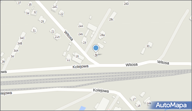 Radzymin, Witosa Wincentego, 28, mapa Radzymin