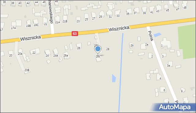 Radzyń Podlaski, Wisznicka, 26c, mapa Radzyń Podlaski