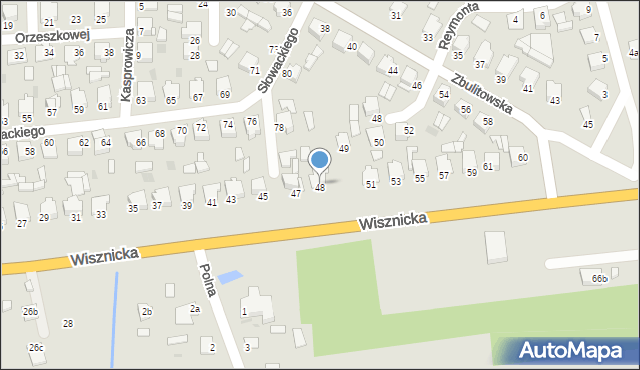 Radzyń Podlaski, Wisznicka, 49a, mapa Radzyń Podlaski