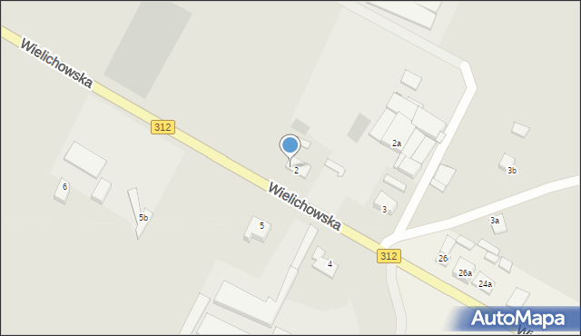 Rakoniewice, Wielichowska, 2b, mapa Rakoniewice