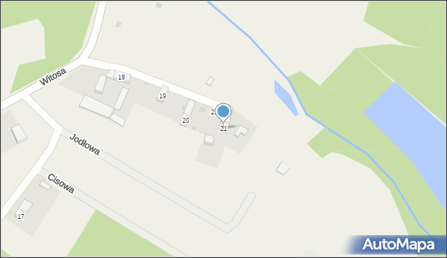 Raszówka, Witosa Wincentego, 21, mapa Raszówka