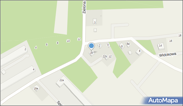 Rąty, Widokowa, 10, mapa Rąty